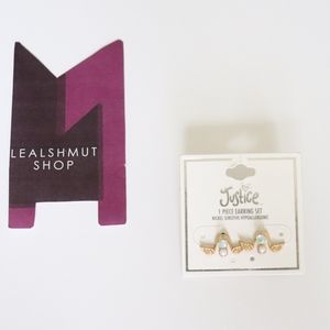 Wings earrings Justice